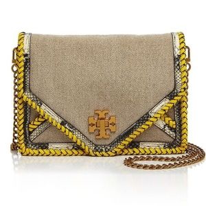 NEW! Tory Burch Kira Snake-Embossed Bag